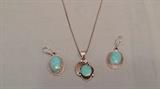 sterling turquoise set
