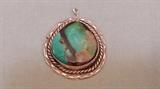 sterling turquoise pendant