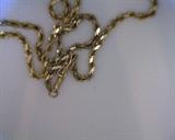 30"  14K yellow gold rope   heavy  19.3 grams