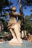 Very nice Terracotta Figure holding wheat.