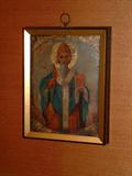 Early Greek Icon of Saint Spyridon.