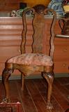 Outstanding English Side Chair with Ball and Claw Feet, mid 19th Century