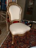 Two Inlayed Mother of Pearl Anlgo-Indian Side Chairs.