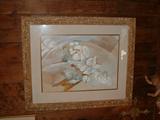 Zelda Sayre Fitzgerald painting. First time ever offered for sale. From the collection of Scotty Smith daughter of F. Scott and Zelda.