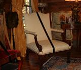 A very fine 19th Century open arm chair.