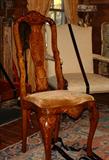 19th Century enlayed Dutch Marquetry Chair.