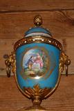 Late 19th Century French Sevre Urns x 2.