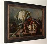 19th Century still life of vegetables oil on canvas purchased in Cairo, Egypt in the early 80s.