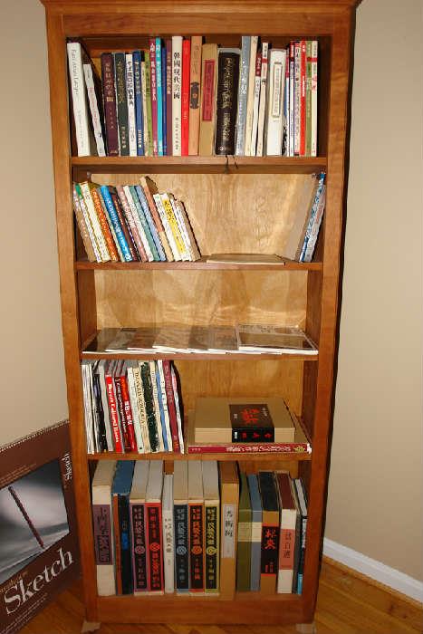 Japanese reference book collection used for archiving ancient Japanese pottery, folk art, china, etc. Sold as one unit.