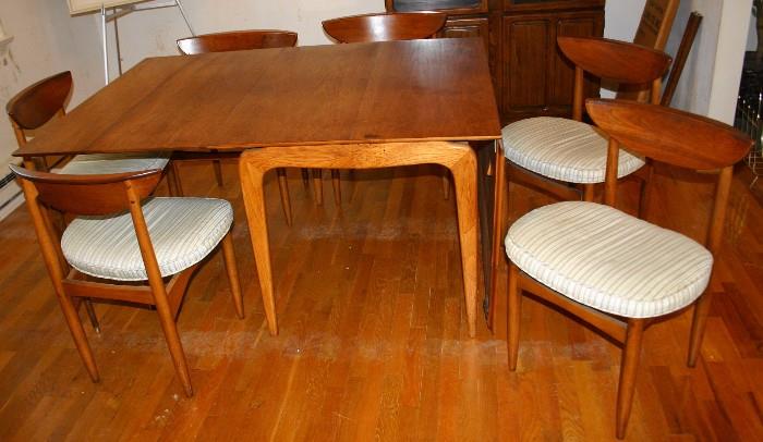 Lane "Perception" Mid Century Company Table & Chairs
