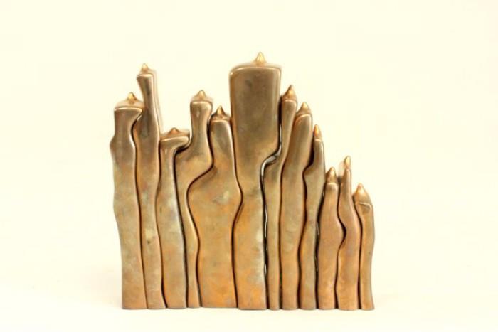 Lot #53 Aharon Bezalel Bronze Sculptures