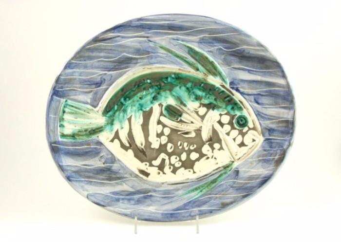 Lot #273 Picasso Madoura Faience fish platter