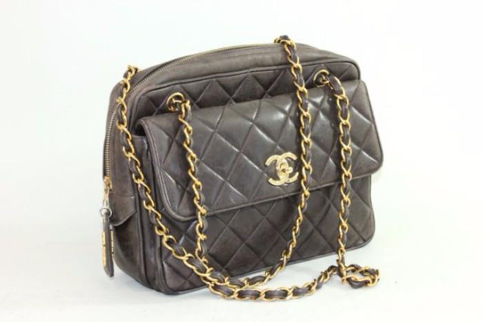Lot #291 Vintage Chanel lambskin flap bag