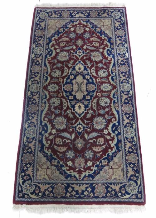 Lot #1199 Handmade Persian Kashan rug