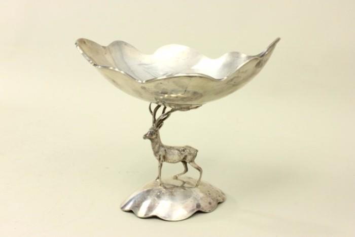 Lot #1224 Cartier sterling silver compote