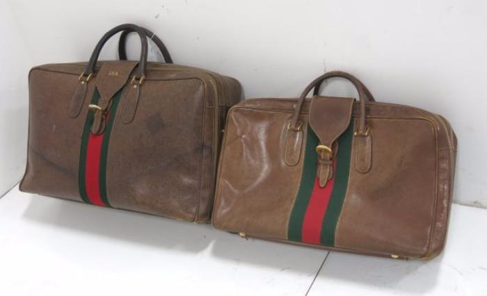 Lot #1255a Gucci suitcases