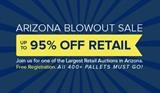 Join us next Wednesday for our weekly live auctions in Chandler, Arizona! We'll have over 400 pallets of liquidated items ranging from TVs to furniture to fridges! For more information: bit.ly/AZLive_Apr22