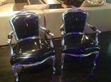 King Queen Black heavy metal vinyl chairs