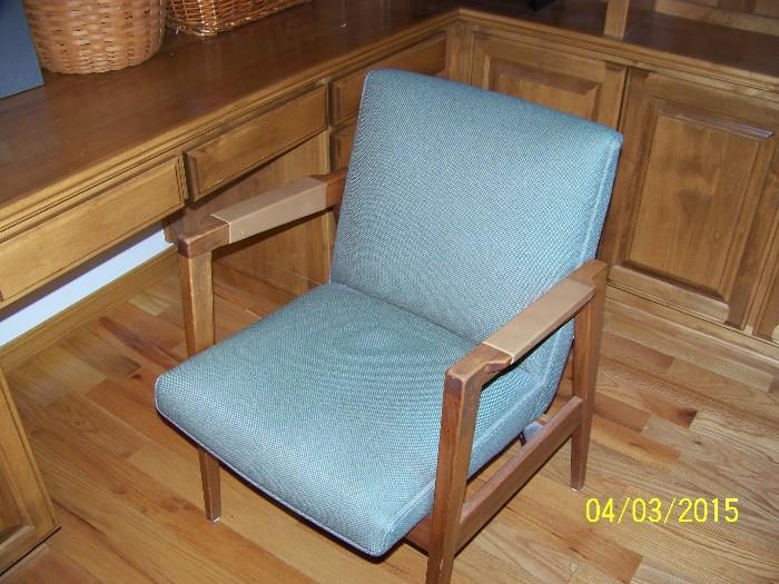 Mid century modern office chair made in usa