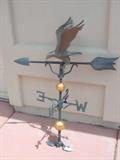 Wrought iron weather vein