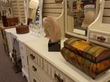 Dressers, collectibles, statues, art...a little bit of everything!