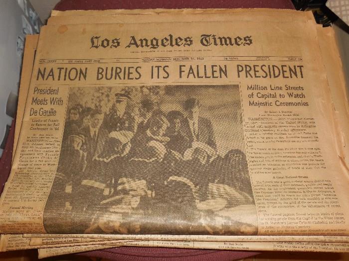 vintage news paper
