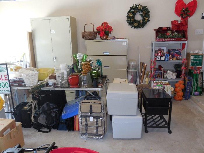 luggage, file cabinets, seasonal decoration, Sentry safes, etc. 