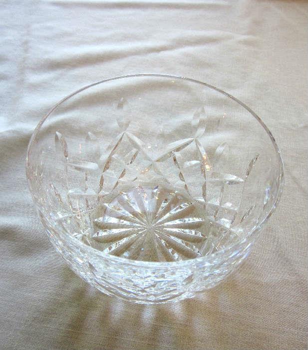 Waterford crystal finger bowl.