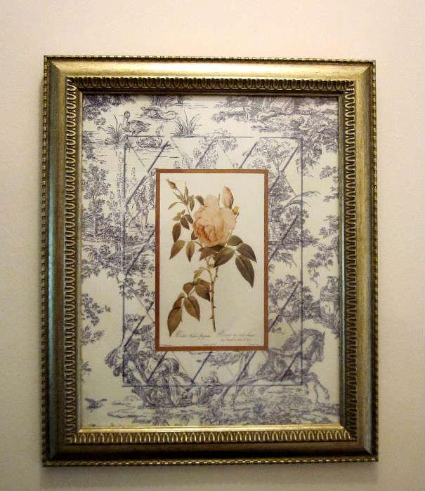 Framed rose print (1 of 2)