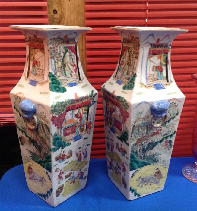 19th century Chinese vases