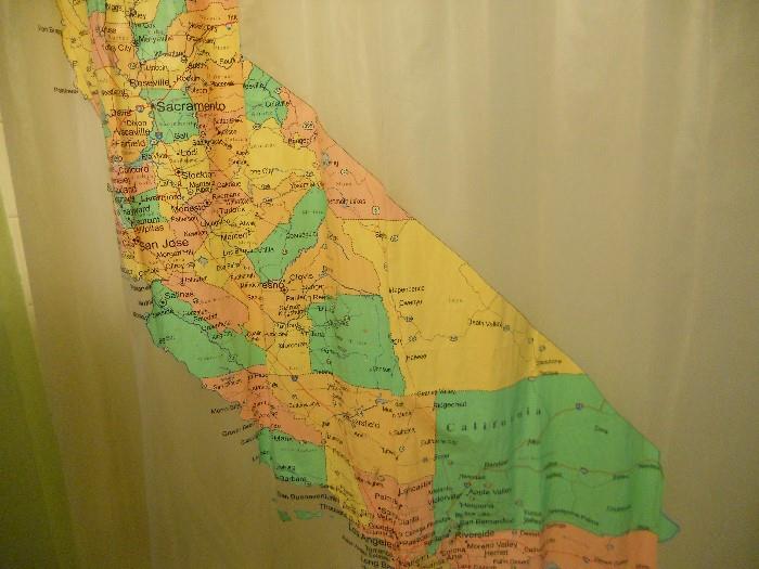 Shower curtain of the West coast
