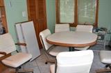 Dinette - 6 chairs, 2 leaves