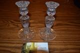 Waterford candle sticks