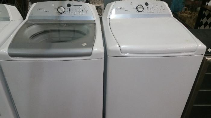 top loader set washer and dryer