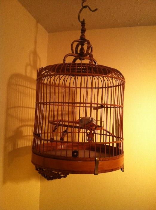 Antique decorative bird cage ($35)