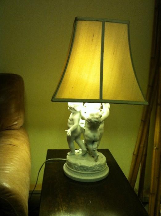 Cherub lamp ($20)