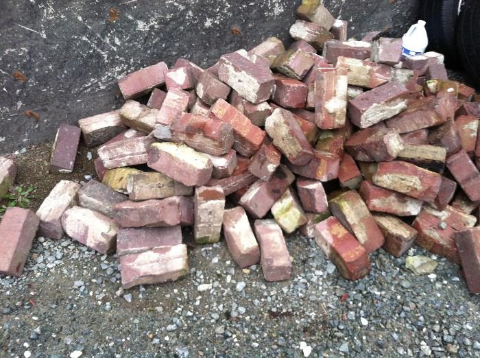 old Seattle bricks ($1 each or all for $50, about 200 pieces total)