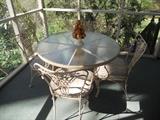 Patio table with 4 chairs