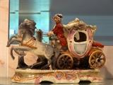 Antique Porcelain Stage Coach 