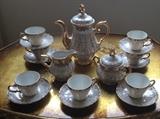 Vintage Gold Trimmed Tea Set