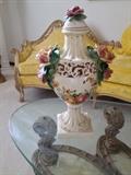 Capodimonte Covered Urn
