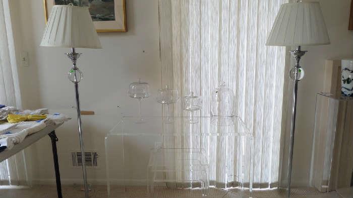 LUCITE TABLES