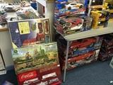 Train Sets: John Deere, Coca-Cola, others