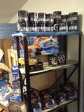 Holiday boxes and 100% Hot Wheel boxed cars