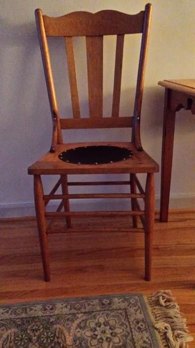 Antique chair in good condition.