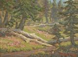 lot #205 - Melville T. Wire (Oregon, 1877-1966) Oil on Canvas