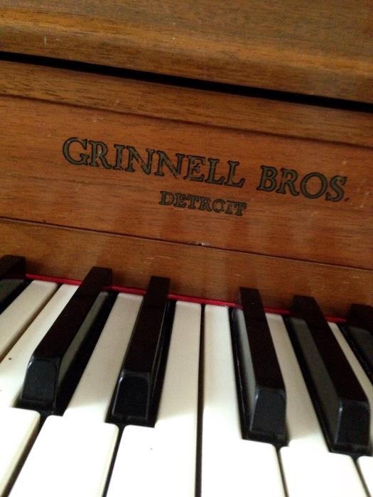 Grinnell Bros Piano...Priced To Sell Too!...