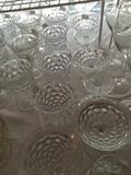               Several sizes of Fostoria glassware