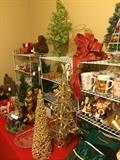      Large selection of Christmas decorations