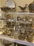            An abundance of lovely silver plate
